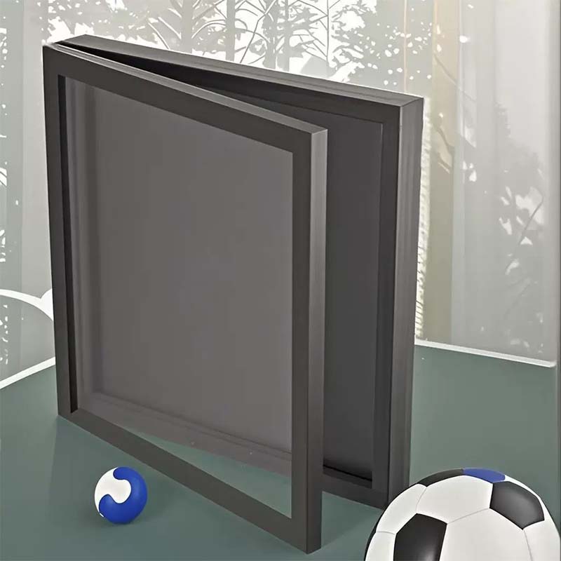 Wooden Jersey Display Frame with Magnetic Door