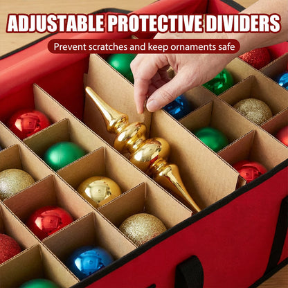 Today Only: 50% Off🎁Foldable Christmas Ornament Storage Box