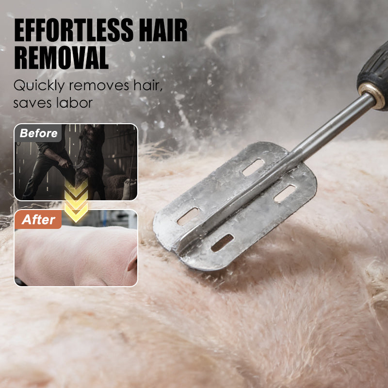 Efficient Livestock Hair Removal Scraper