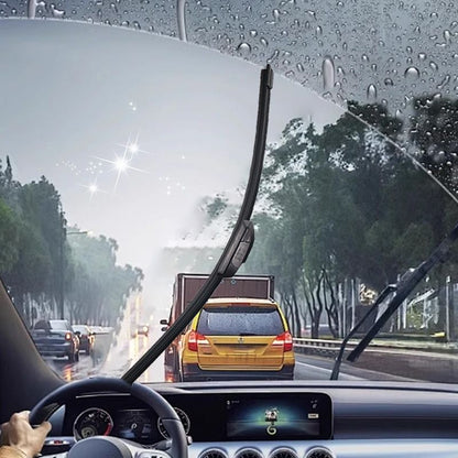 【Cumulative Sales: 99.99 million+】German Quality 👍Universal U-Shape Boneless Windshield Wiper Blades for Car