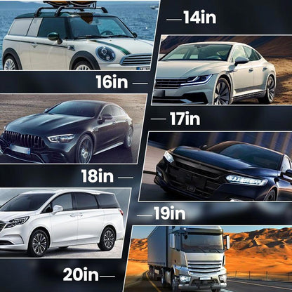 【Cumulative Sales: 99.99 million+】German Quality 👍Universal U-Shape Boneless Windshield Wiper Blades for Car