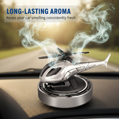 【Cumulative Sales: 99.99 million+】🔥Solar-Powered Rotating Airplane Car Air Freshener