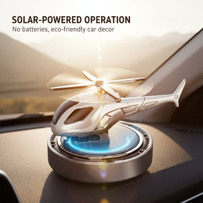 【Cumulative Sales: 99.99 million+】🔥Solar-Powered Rotating Airplane Car Air Freshener