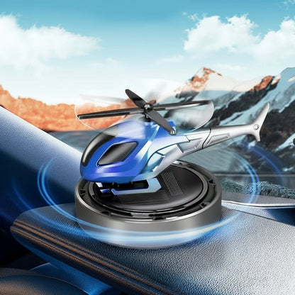 【Cumulative Sales: 99.99 million+】🔥Solar-Powered Rotating Airplane Car Air Freshener