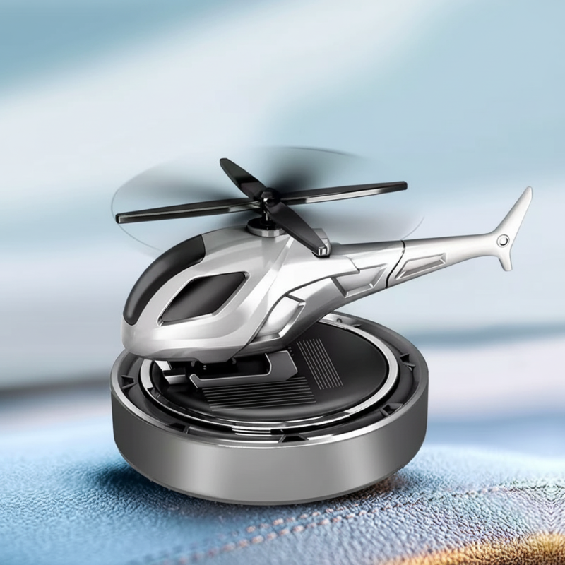 【Cumulative Sales: 99.99 million+】🔥Solar-Powered Rotating Airplane Car Air Freshener