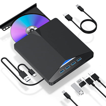 7-in-1 USB 3.0 Type-C External DVD Drive