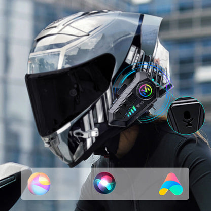 🏍️🎧Motorcycle Bluetooth Headset for Half/Full Face Helmet