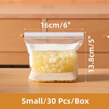 🔐 Members-Only Style Deal 💎Transparent Food-Grade Reinforced Double-Seal Bags