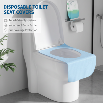 📢📢50% OFF !! ⏰Almost Gone-💥Disposable Waterproof Toilet Seat Covers Pack – Hygienic, Comfortable & Perfect for Travel & Public Restrooms 🧳