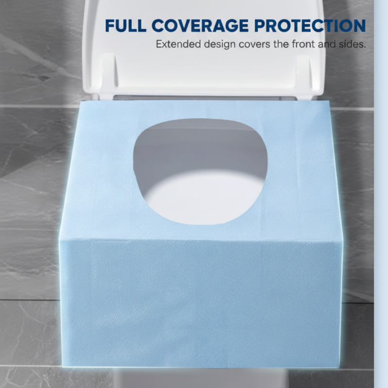 📢📢50% OFF !! ⏰Almost Gone-💥Disposable Waterproof Toilet Seat Covers Pack – Hygienic, Comfortable & Perfect for Travel & Public Restrooms 🧳