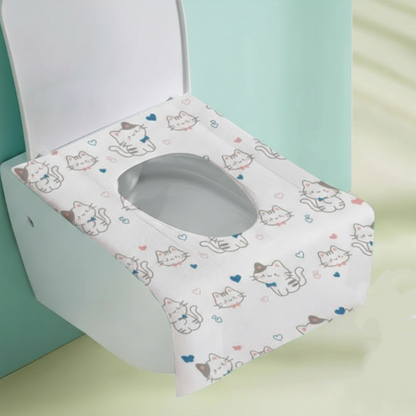 📢📢50% OFF !! ⏰Almost Gone-💥Disposable Waterproof Toilet Seat Covers Pack – Hygienic, Comfortable & Perfect for Travel & Public Restrooms 🧳