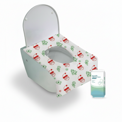 📢📢50% OFF !! ⏰Almost Gone-💥Disposable Waterproof Toilet Seat Covers Pack – Hygienic, Comfortable & Perfect for Travel & Public Restrooms 🧳