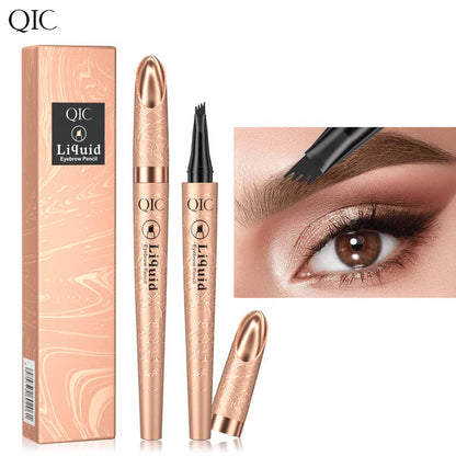 💫✍️ BUY 1 GET 1 FREE! Realistic 3D Microblading Brow Pencil – 4-Prong Tip, Waterproof, Sweat-Proof, Natural Hair-Like Strokes in Seconds ✨🖌️