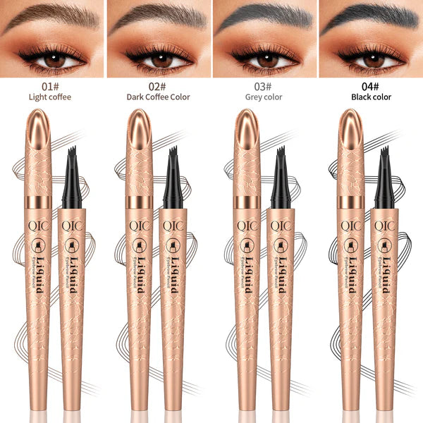 💫✍️ BUY 1 GET 1 FREE! Realistic 3D Microblading Brow Pencil – 4-Prong Tip, Waterproof, Sweat-Proof, Natural Hair-Like Strokes in Seconds ✨🖌️