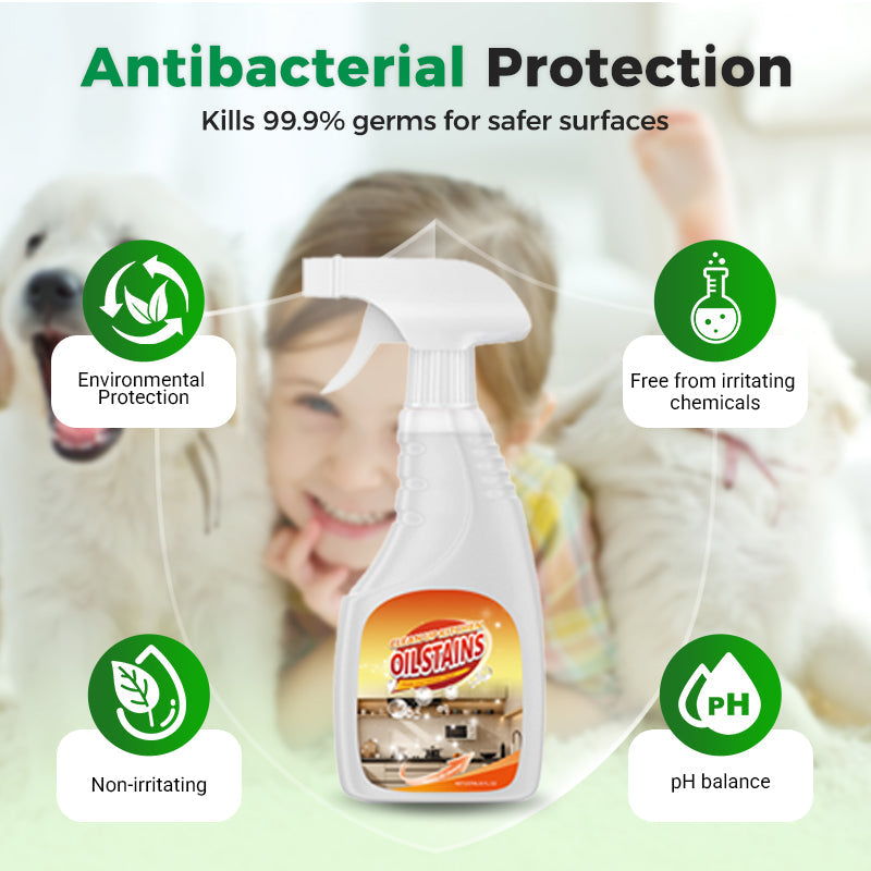 🔥🧼 Heavy-Duty Degreaser Foam – Clinging action, fast-working. 🧽⚡ Removes years of grime from range hoods, stovetops & cookware. Antibacterial, streak-free shine.