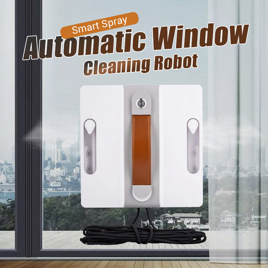 ✨🤖 Auto Window Cleaner Robot with Smart Spray - Effortless streak-free shine. Perfect for floor-to-ceiling & hard-to-reach windows. One-click start, hands-free cleaning. 🧼💦 Smart sensors & app control.