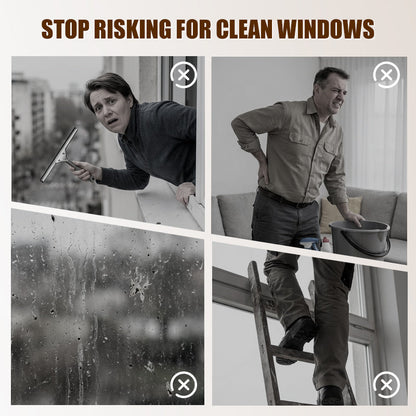 ✨🤖 Auto Window Cleaner Robot with Smart Spray - Effortless streak-free shine. Perfect for floor-to-ceiling & hard-to-reach windows. One-click start, hands-free cleaning. 🧼💦 Smart sensors & app control.