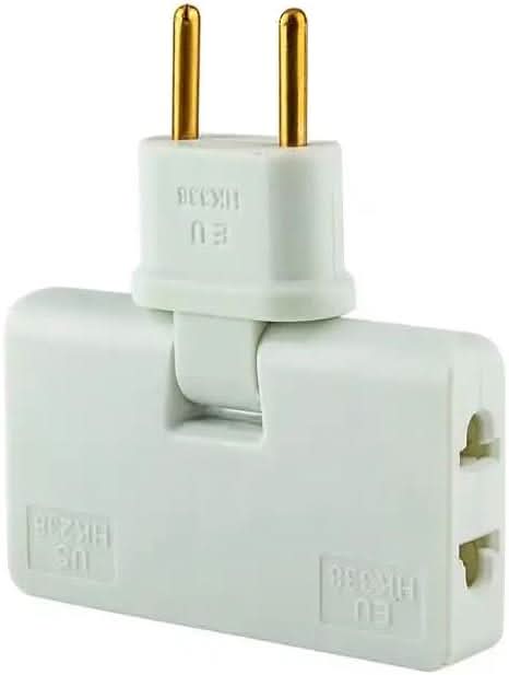 180° rotatable 3-way socket