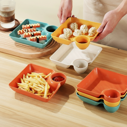 🥳HOT SALE🥳💞50K+ SOLD! 2-in-1 design, food-grade & non-slip. Fresh, tidy meals – grab yours! ✅