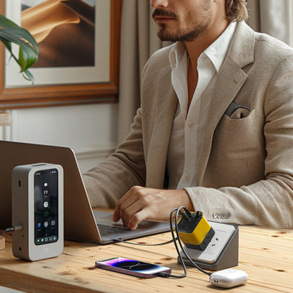 🎉 2026 Sale — Over 32000 Sold! 💰65W Fast Charging Phone Charger Block with Retractable 80cm Type-C Cable portable