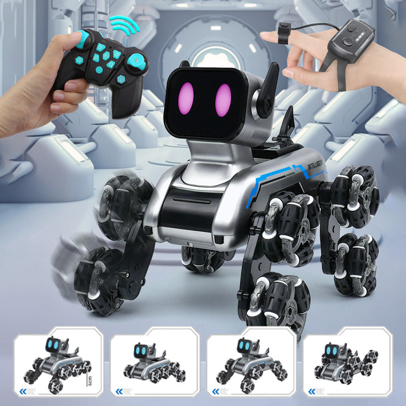 🤖🦾 Remote-Controlled Gesture Sensing Robot Dog | Programmable Stunt Car Toy with Light & Music🎧🎮 Perfect Gift for Kids Who Love STEM Learning & Interactive Play – Cool Robotics for Ages 6+