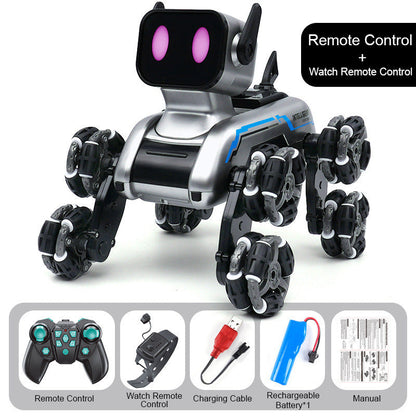 🤖🦾 Remote-Controlled Gesture Sensing Robot Dog | Programmable Stunt Car Toy with Light & Music🎧🎮 Perfect Gift for Kids Who Love STEM Learning & Interactive Play – Cool Robotics for Ages 6+