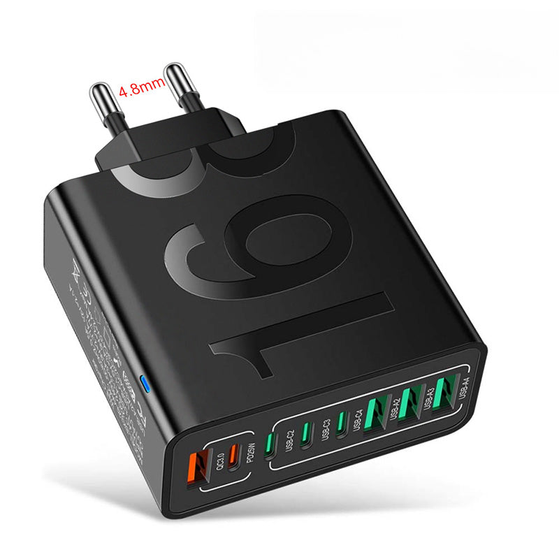 💎 50% OFF! 💎 Multi-Port 150W Fast Charging Hub – 8 USB Ports, Smart Chip Protection & Universal Plug Options – One Hub, All Your Devices ⚡🔌✨