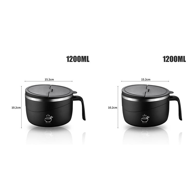 304 Stainless Steel Insulated Ramen Bowl