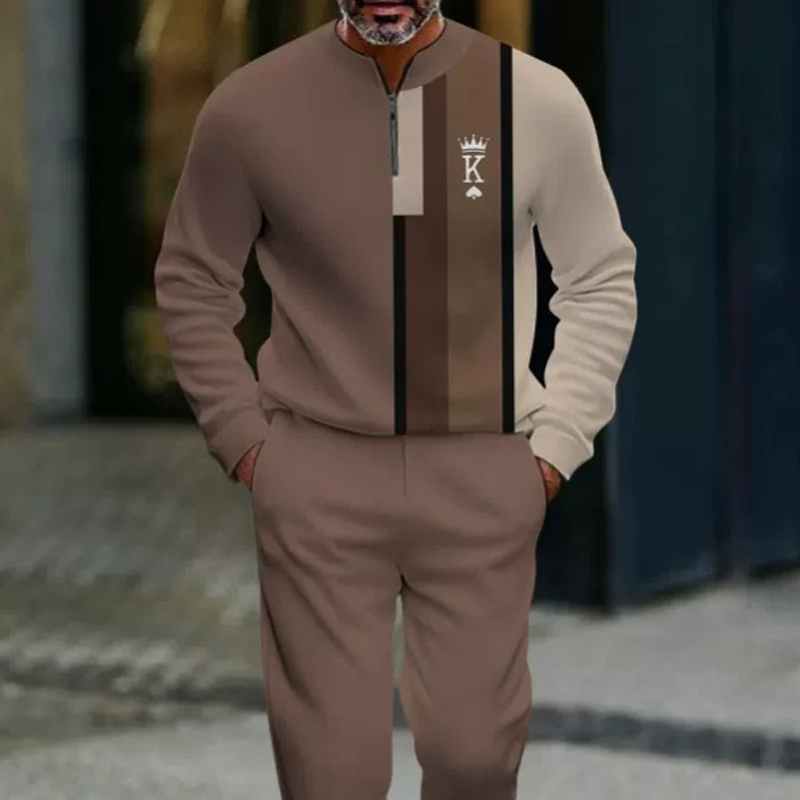 🔥🧵 Men's Graphic Print Pullover & Pants Set – Bold streetwear style. Ultimate comfort for lounging or errands. 🎨👖 Complete look, zero effort. Shop now!