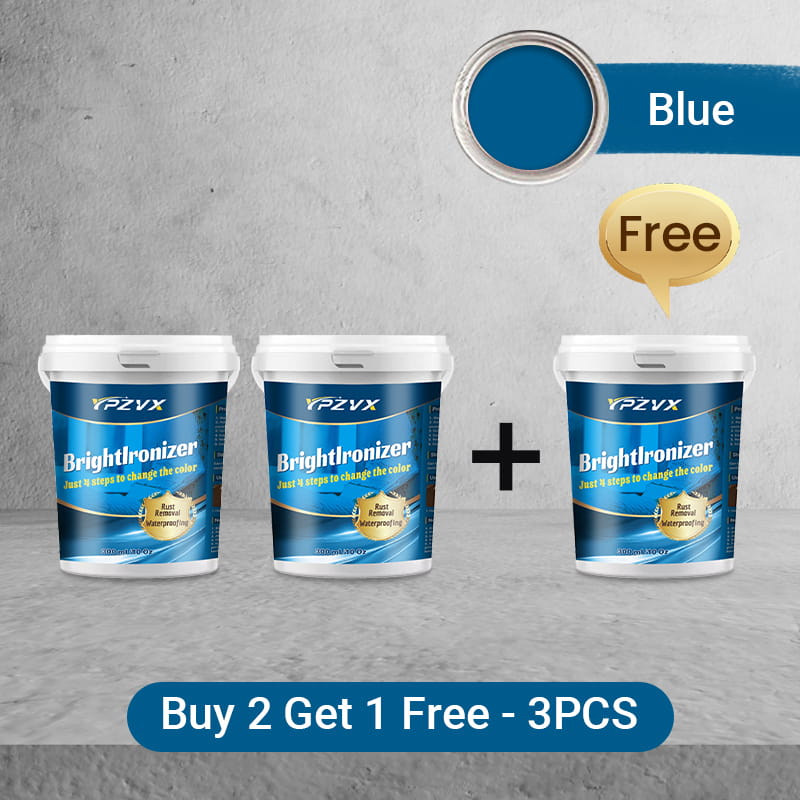 🔥⚡ BrightIronizer Anti-Rust & Waterproof Metal Paint 🎨✨ – Instantly Eliminates Rust, Seals & Protects, Indoor/Outdoor Use, Long-Lasting Finish, Easy Application