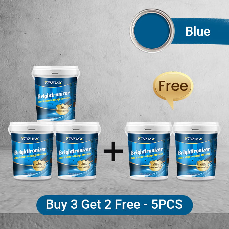🔥⚡ BrightIronizer Anti-Rust & Waterproof Metal Paint 🎨✨ – Instantly Eliminates Rust, Seals & Protects, Indoor/Outdoor Use, Long-Lasting Finish, Easy Application