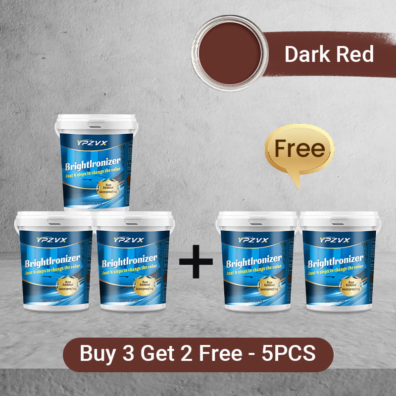 🔥⚡ BrightIronizer Anti-Rust & Waterproof Metal Paint 🎨✨ – Instantly Eliminates Rust, Seals & Protects, Indoor/Outdoor Use, Long-Lasting Finish, Easy Application