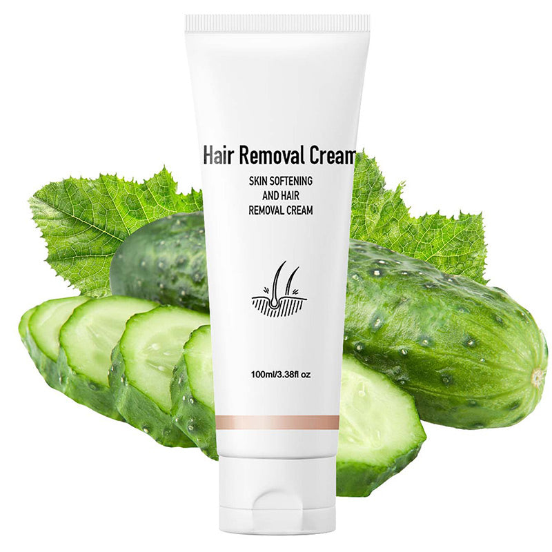 🧴55% OFF NOW! Mild Hair Removal Cream 100ml, Gentle Aromatic Depilatory Cream, Painless Body Hair Remover for Legs, Arms, Underarms & Bikini Area, Skin Softening Formula