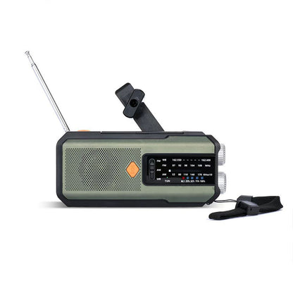 📻50% OFF NOW! Solar Hand-Crank Emergency Weather Radio – FM AM NOAA Survival Radio with LED Flashlight & Phone Charger, Portable Emergency Radio for Camping Storm Outdoor Survival