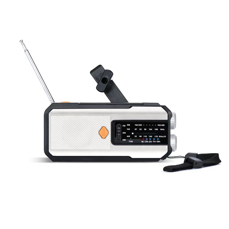 📻50% OFF NOW! Solar Hand-Crank Emergency Weather Radio – FM AM NOAA Survival Radio with LED Flashlight & Phone Charger, Portable Emergency Radio for Camping Storm Outdoor Survival