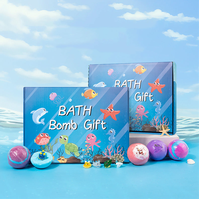 🎉🧼 Fizzy Fun 50%OFF 🛁🌈 12-Piece Bath Bomb Gift Set for Kids – Colorful, Skin-Safe Fizzies with Surprise Toys Inside. Perfect for Party Favors or Daily Bath Treats!