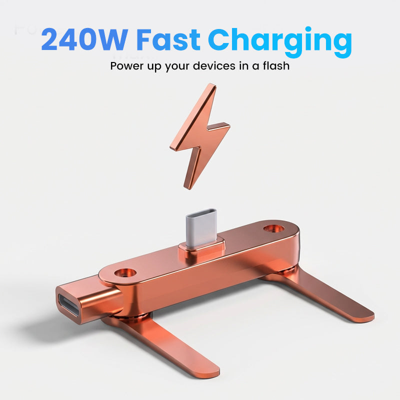 🔋⚡ 65W Fast Charging Adapter with 360° Foldable Stand 🔥📱  Ultimate 3-in-1: Charge laptop & phone simultaneously while video-calling hands-free. Compact for travel, strong grip for desk.✨