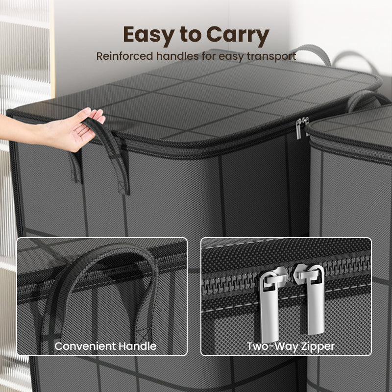 🗄️Limited Time Offer $14.99! 🛏️Large Capacity Dust-Proof Bedding Storage Bag, Heavy Duty Foldable Comforter Clothes Organizer with Handles