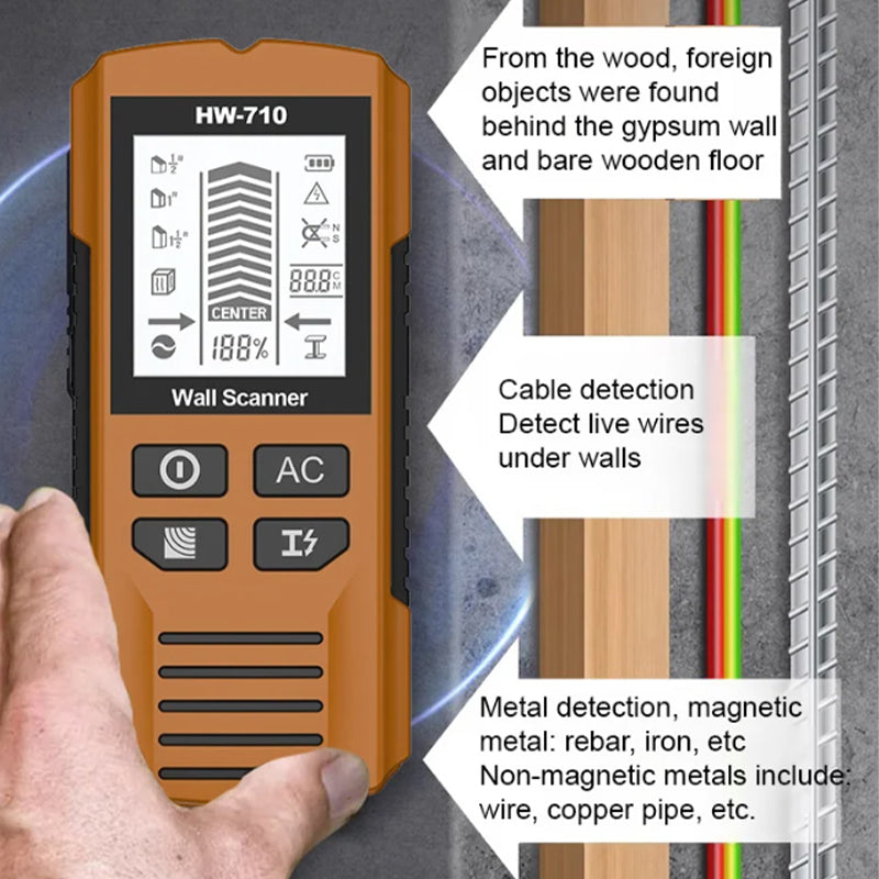 Multifunction Wall Scanner with LCD Display