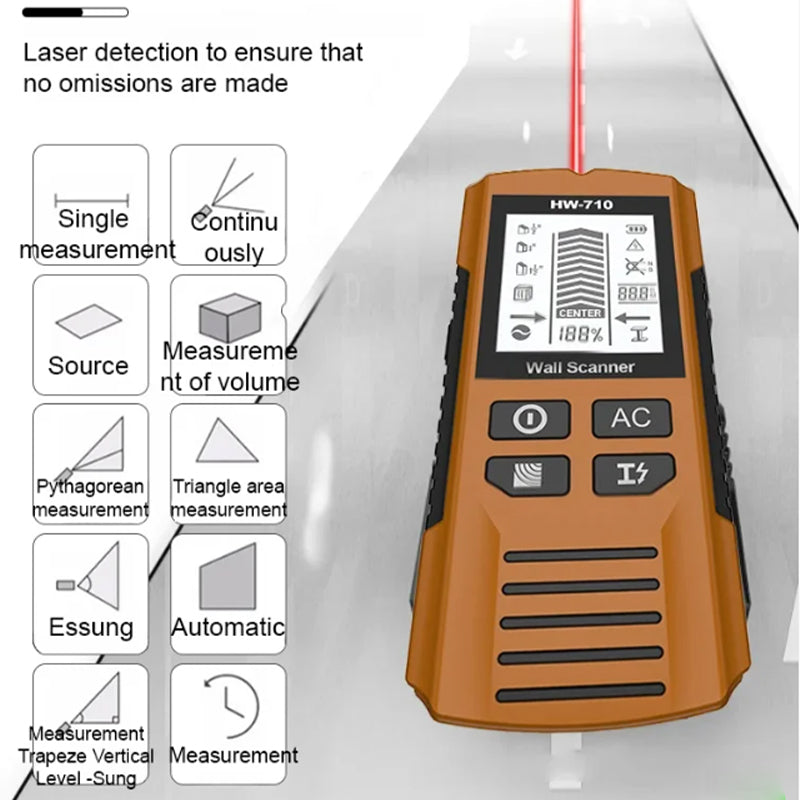 Multifunction Wall Scanner with LCD Display