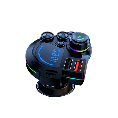 📻 57% OFF NOW! 🚗 Universal Dual-Port Car FM Bluetooth Transmitter – Wireless Music, Hands-Free Calling & Dual USB Charger 🔌