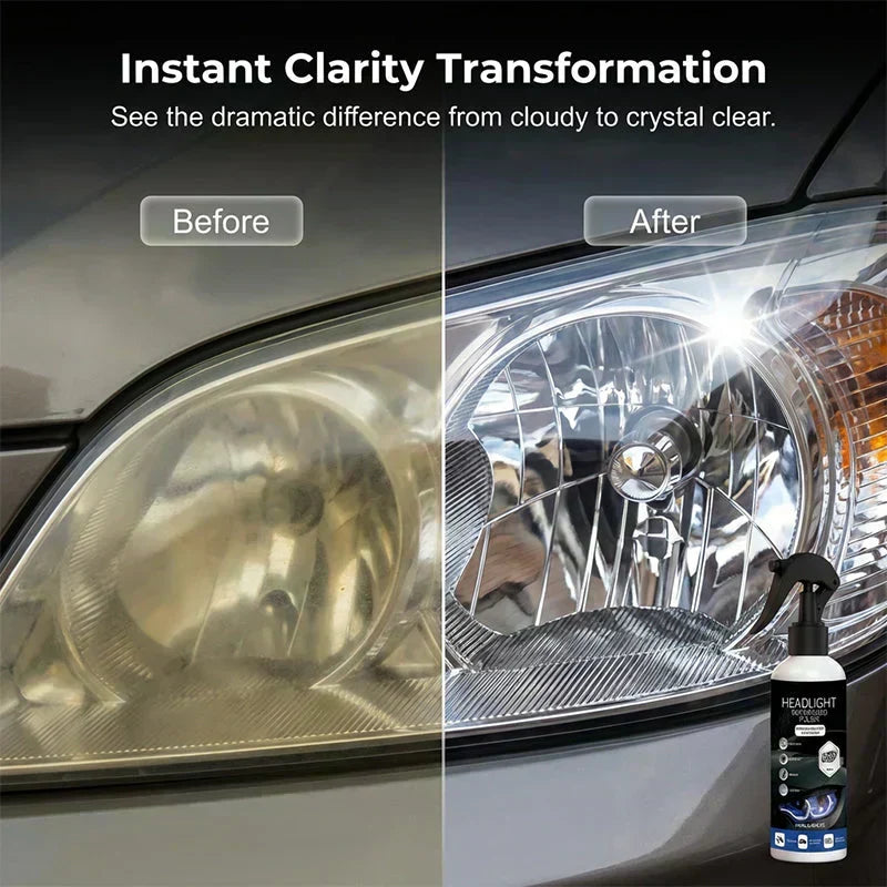 🚗50% OFF NOW!!🔆Professional Car Headlight Restoration Kit🫧 – Removes yellowing & scratches, restores clarity & UV protection – easy DIY solution ✨