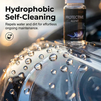 🚗50% OFF NOW!!🔆Professional Car Headlight Restoration Kit🫧 – Removes yellowing & scratches, restores clarity & UV protection – easy DIY solution ✨