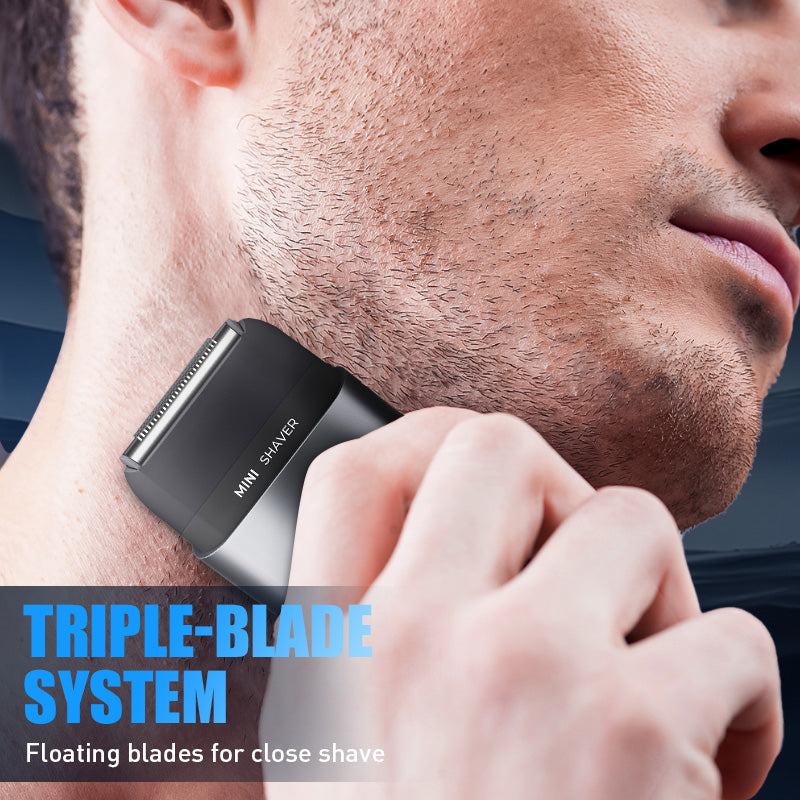 ⚡️🚗 Portable Mini Electric Shaver – Ultra-Compact & Cordless for On-the-Go Grooming ✈️🧔 50% OFF – Perfect for Car, Travel, or Quick Touch-Ups Anywhere.