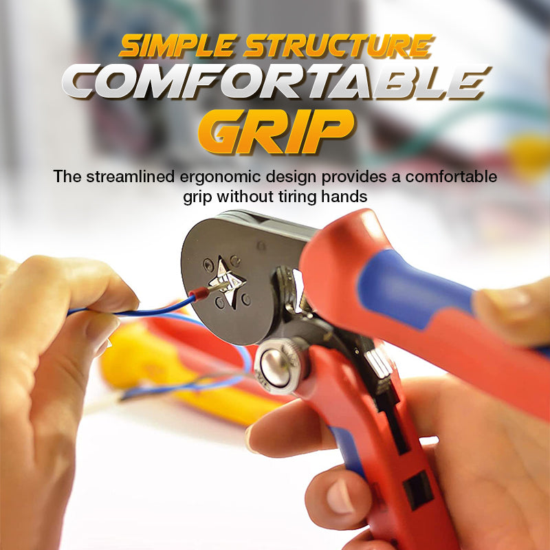 📢📢50% OFF !! ⏰Ratchet Tubular Terminal Wire Crimpers Set | Precision Indent Crimping Tool