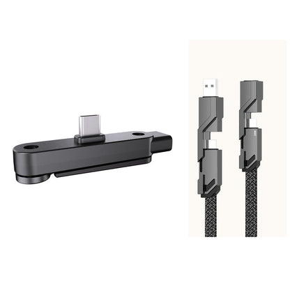 Fast Charging Adapter with 360° Foldable Phone Stand