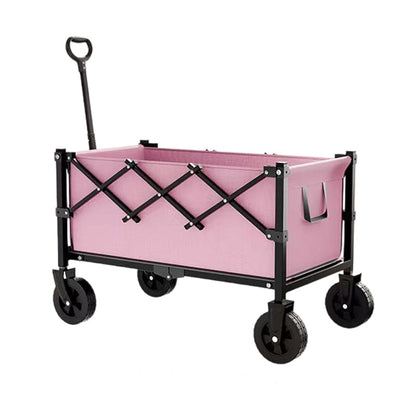🚚🏕️ LIMITED-TIME 49% OFF! Heavy-Duty Collapsible Wagon Cart – 130L Capacity, 80kg Load & All-Terrain Wheels
