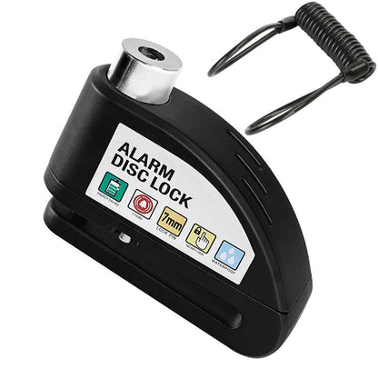 🔒 Motorcycle/Bicycle Disc Brake Lock with Alarm | Instant security, effective deterrent 🚨