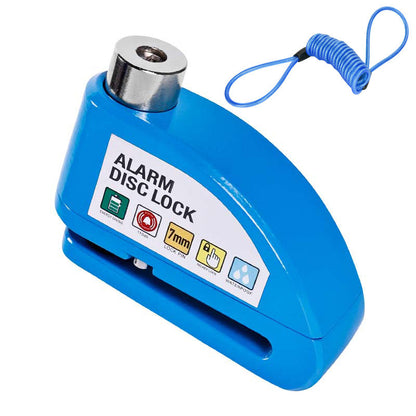 🔒 Motorcycle/Bicycle Disc Brake Lock with Alarm | Instant security, effective deterrent 🚨