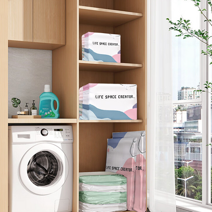 🔥💨 50% OFF! 🧳 No-Pump Vacuum Storage Bags – 3 Second Compression, 80% Space Saved, Air Valve Design – PA+PE Anti-Mould & Moisture Proof – for Clothes, Bedding, Travel – Extra Large Sizes